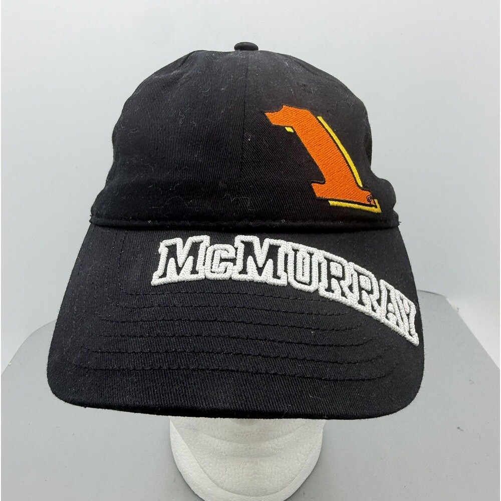 Jamie McMurray #1 Hat Cap Strap Back Black 2010 Daytona 500 Bass Pro Shops